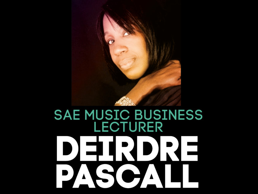 A blog cover picture of SAE Music Business lecturer, Deirdre Pascall, talking about the power of women in music business.