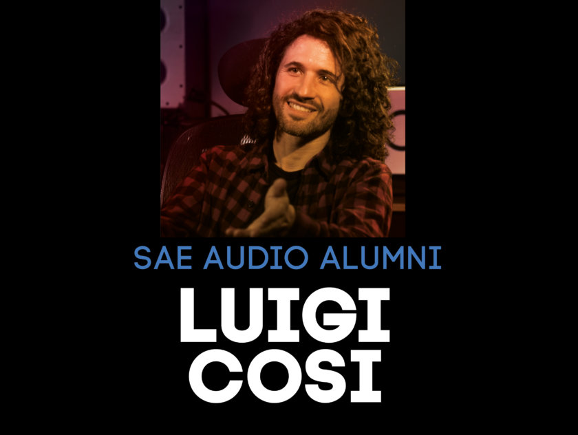A blog cover picture of SAE Audio Alumni, Luigi Cosi, talking about how his tinnitus made him a CEO.