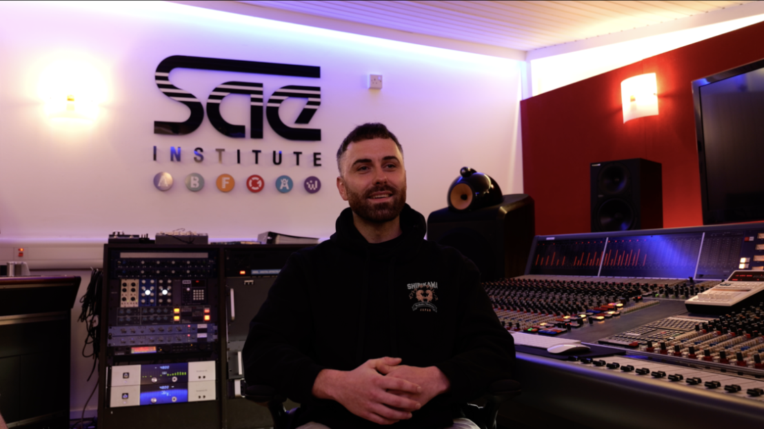 Audio Production student Pete Spence discusses his time at SAE.