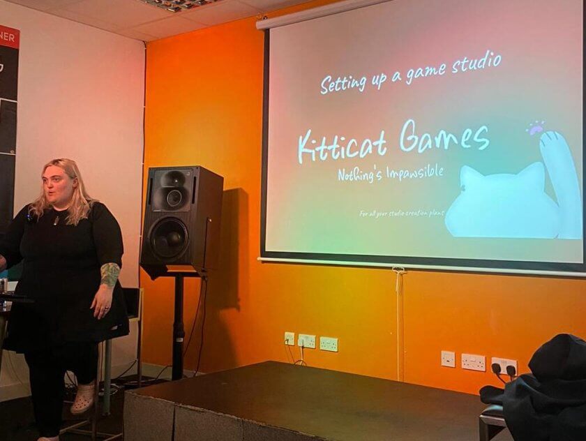 SAE alumna Kira (Kitty) Lonergan talks about her business Kitticatt Games.