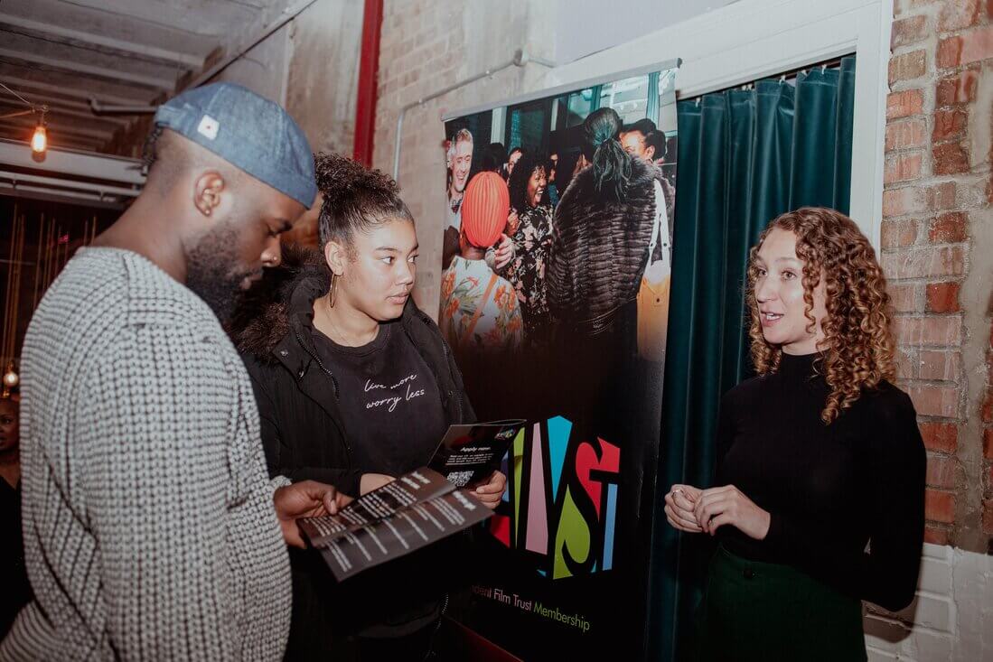 Photo from a New Black Film Collective event.