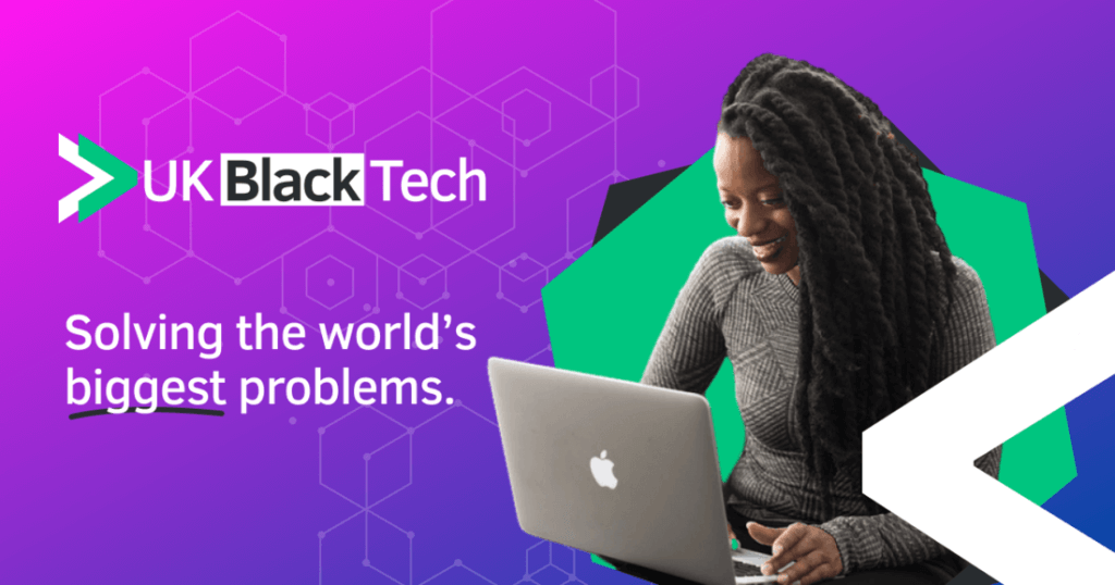 UKBlack Tech graphic for Black History Month Resources blog.