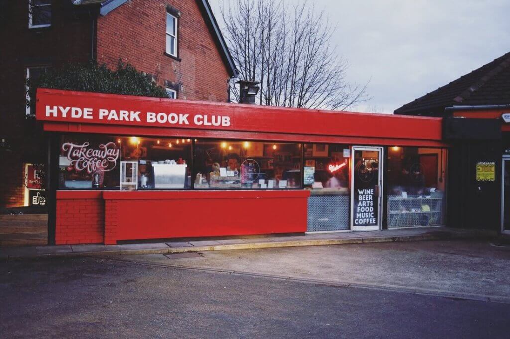 The Hyde Park Book Club in Leeds.