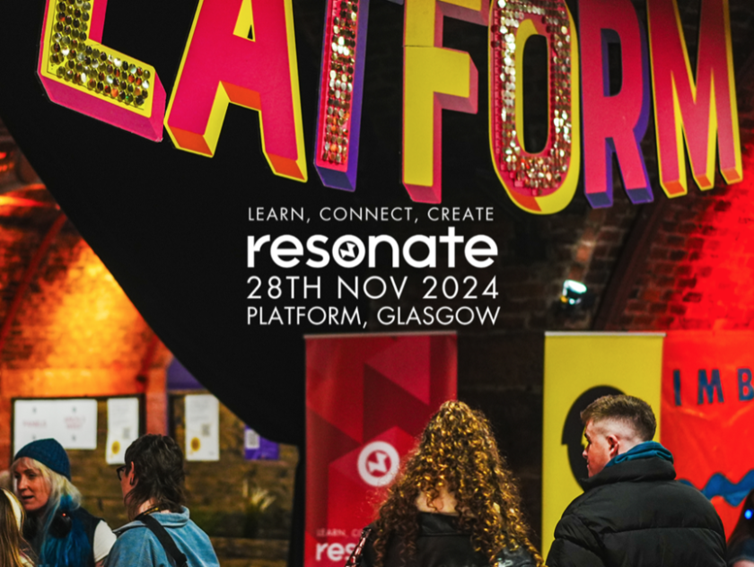 Resonate 2024 is a music industry event taking place in Glasgow.